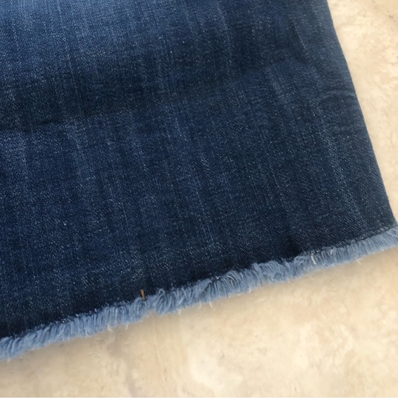 Denim Mini Pencil Button Up Skirt SOLD Design Lab Size 26 - Picture 6 of 7